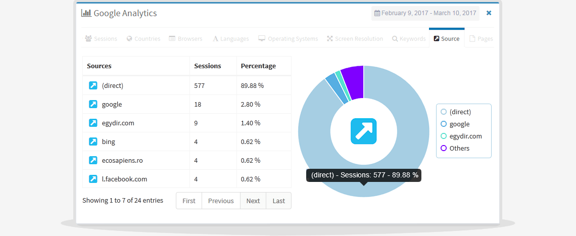 google analytics traffic source